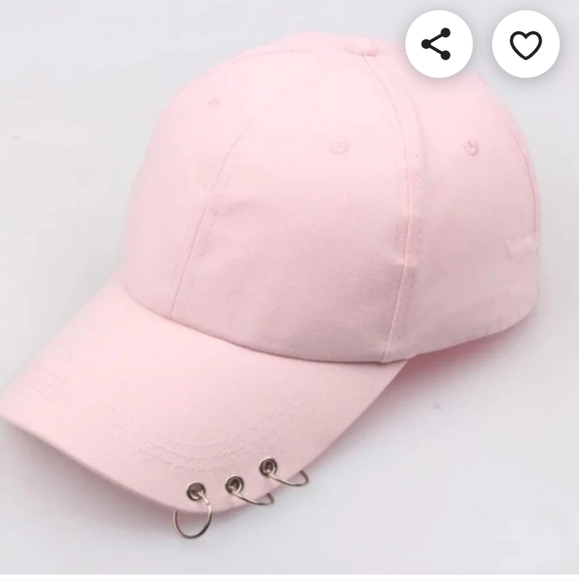 Pink Punk pierced baseball cap - Picture 3 of 8